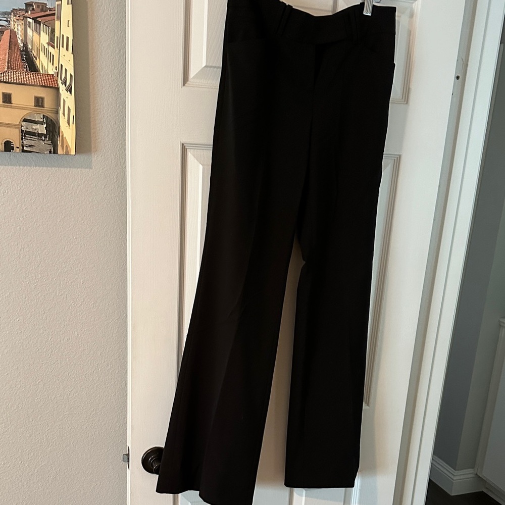 White House Black Market Black Flare Pants